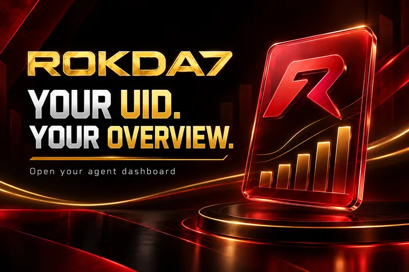 Rokda7: your UID, your overview. Open your agent dashboard.